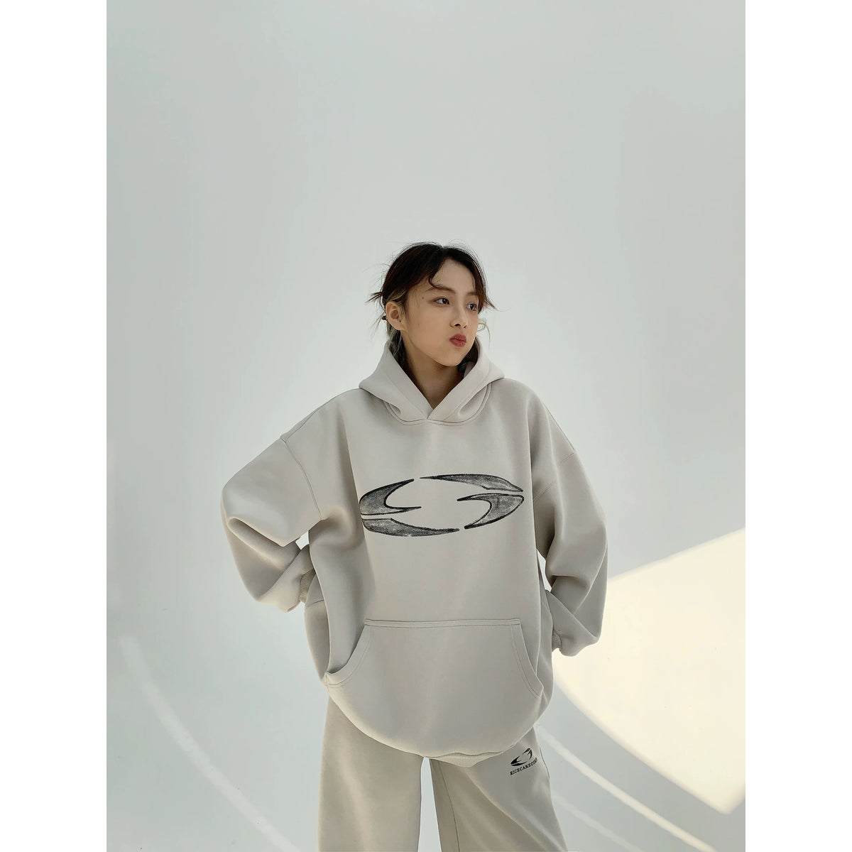 Thick Heavyweight Print Hoodie & Pants Set