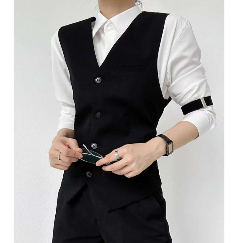 Neutral Style Slim Vest