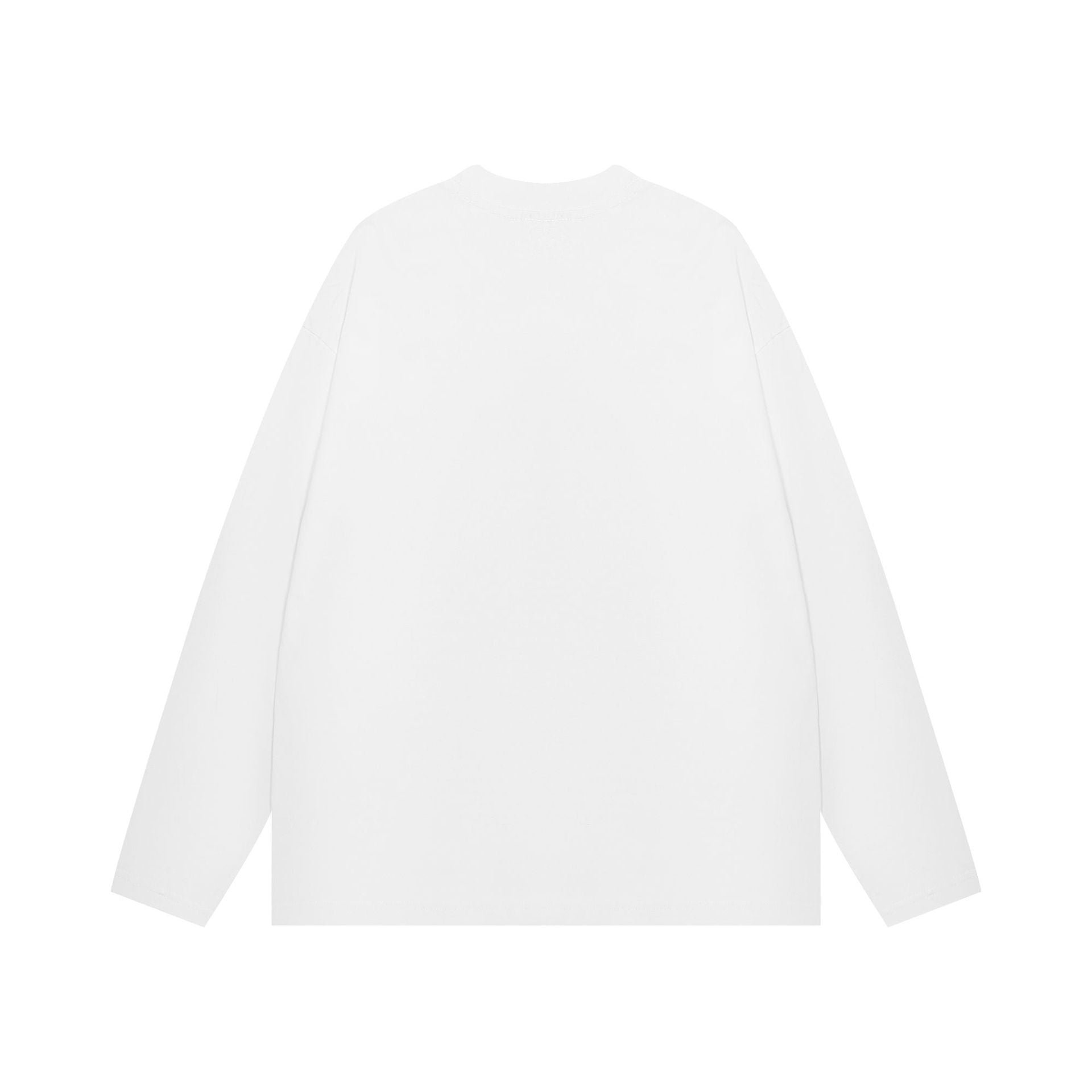 Washed Dirty Dye Graphic Print Long Sleeve T-Shirt