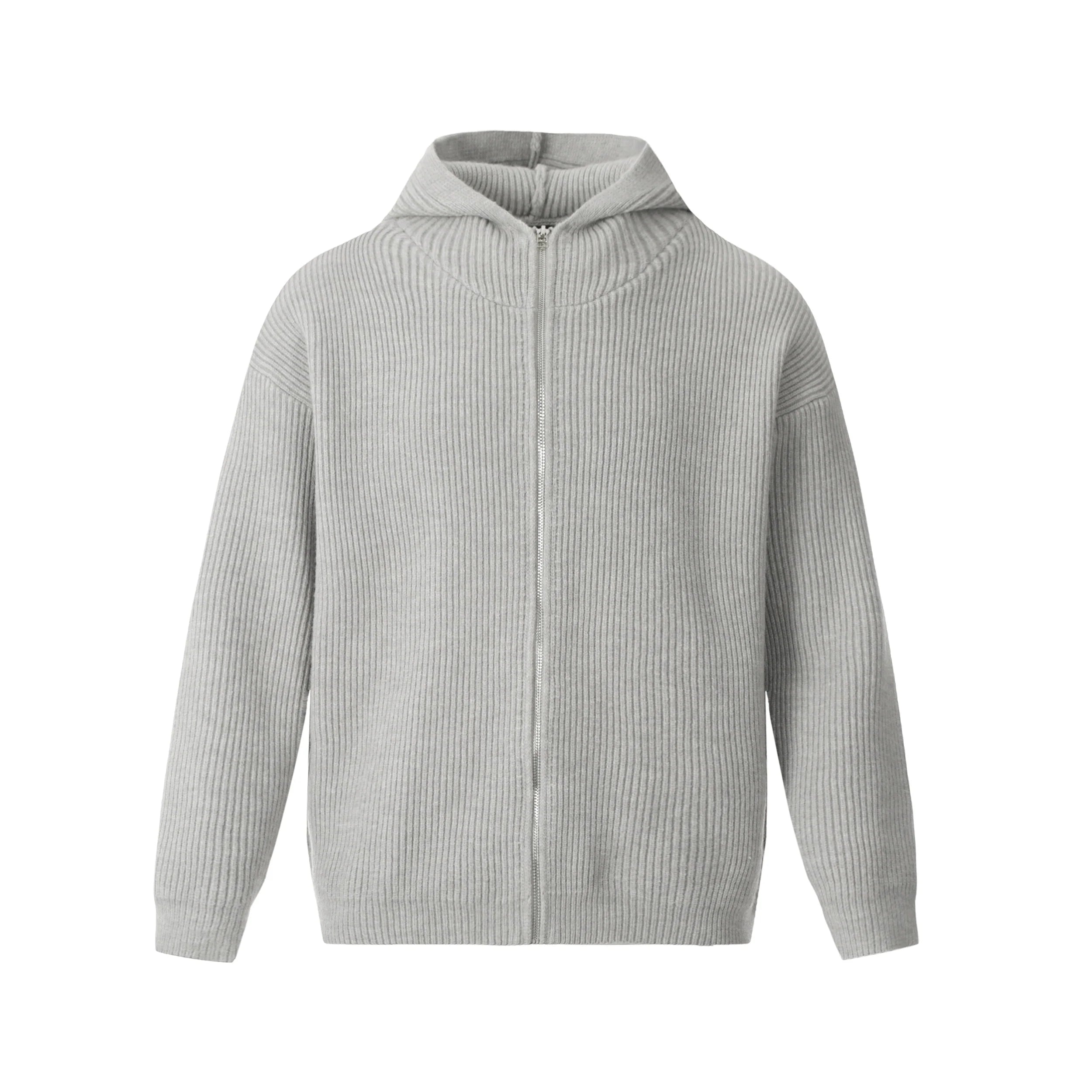 Hooded Knit Cardigan
