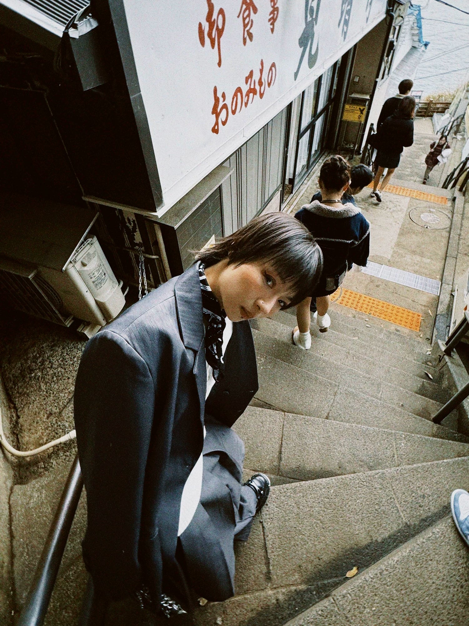 Draped Elegant Tailored Jacket & Trousers & Skirt Setup