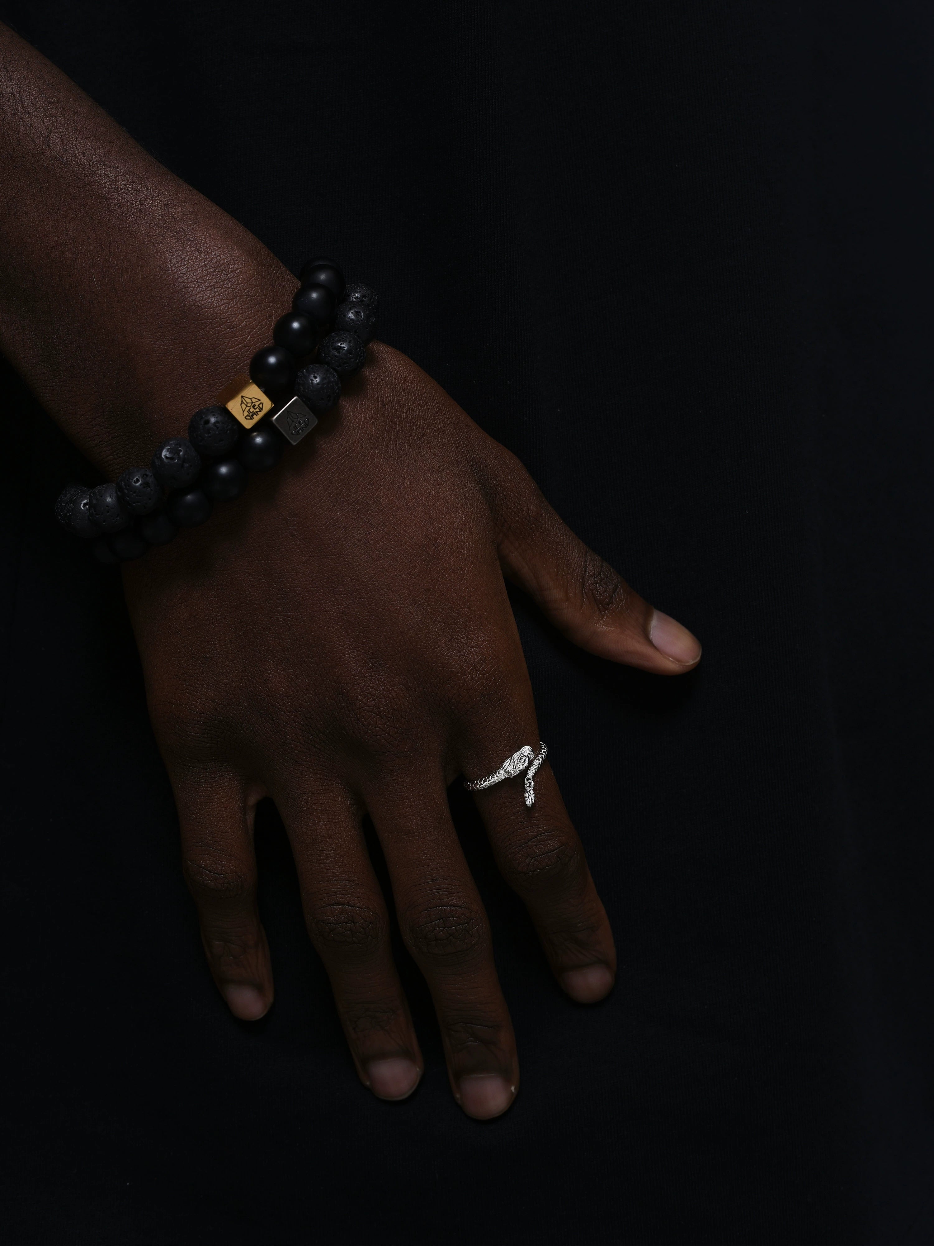 Dragon S925 Swing Tail Ring