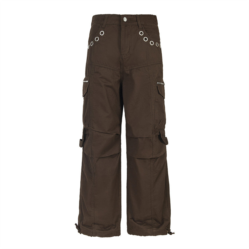 Metal Rings Cargo Pants