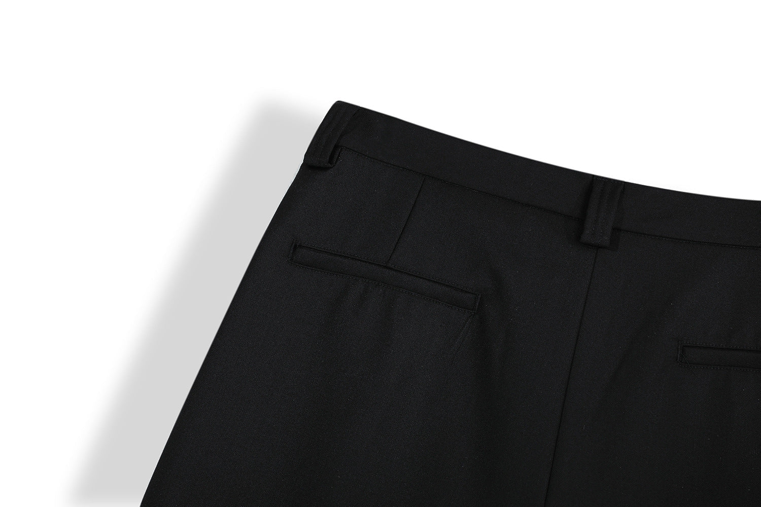 Wide Leg Pleats Half Trousers