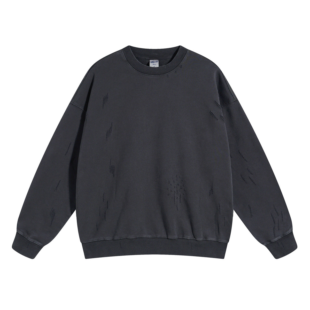 Washed Round Neck Sweatshirt