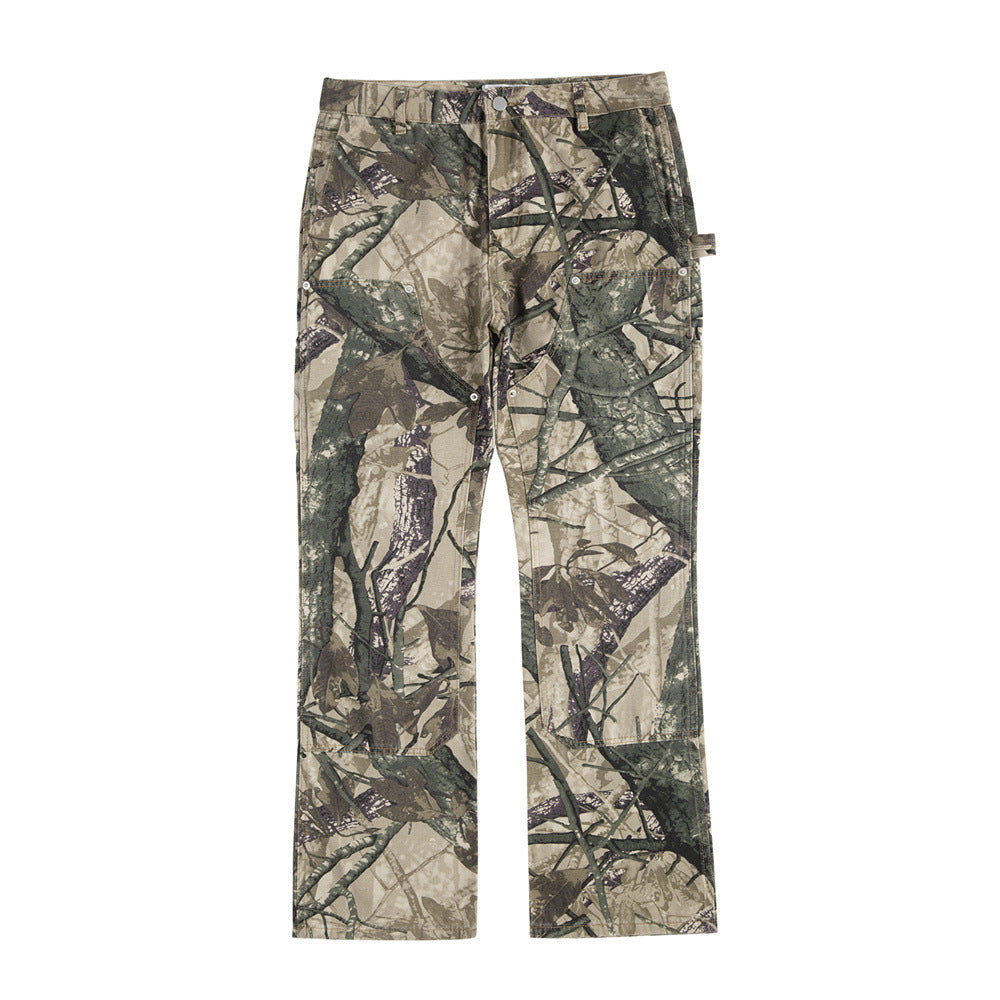 Leaf Camouflage Cargo Pants