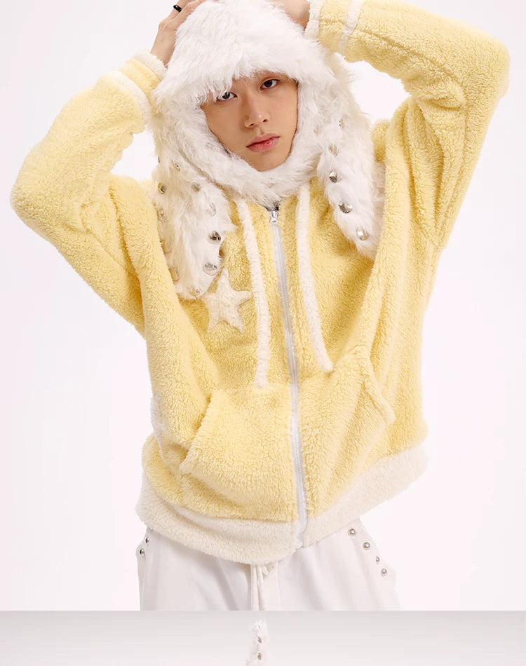 Studded Rabbit Ear Hat