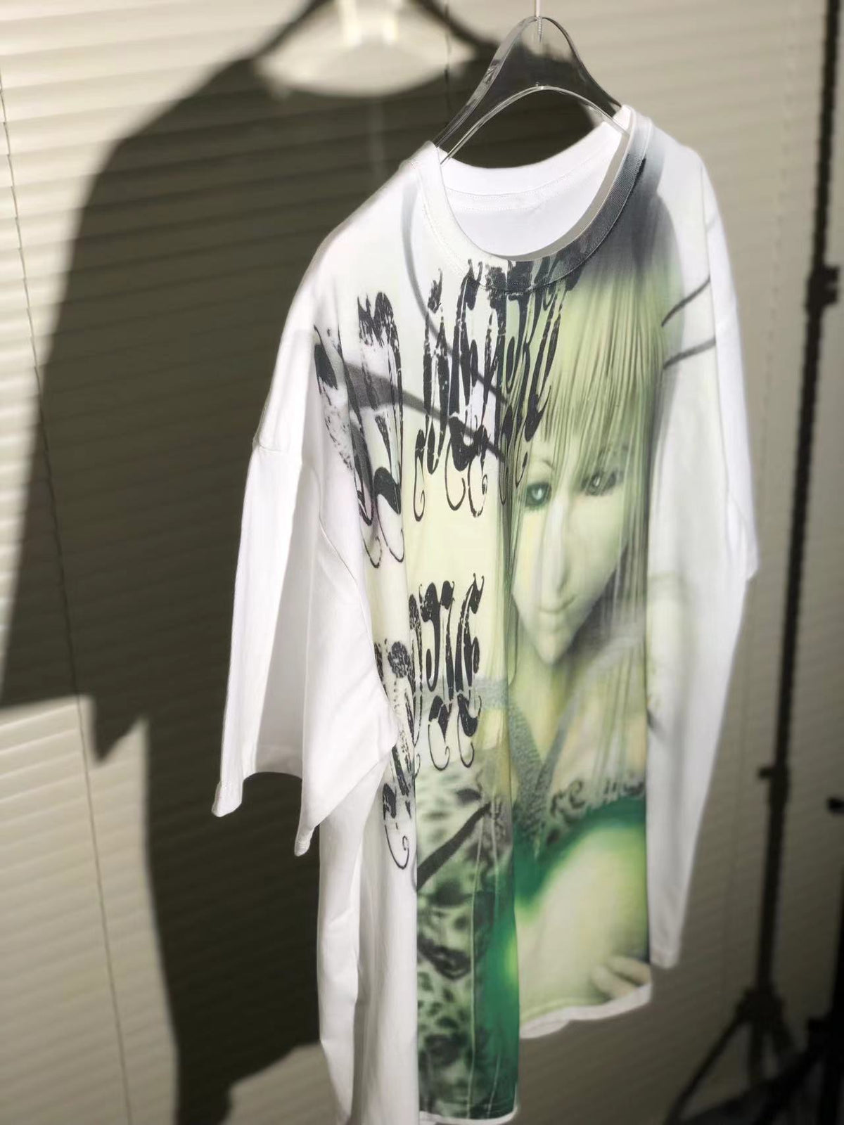 2000s Internet Heart Image Print Short Sleeve T-Shirt