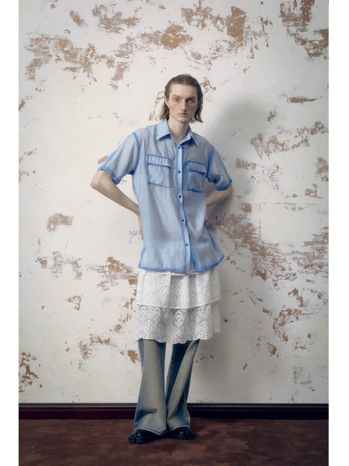 Lightweight Breathable Oversize Short Sleeve Shirt