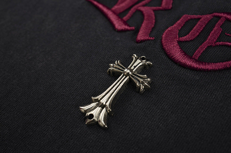 Washed Cross Logo Short Sleeve T-Shirt