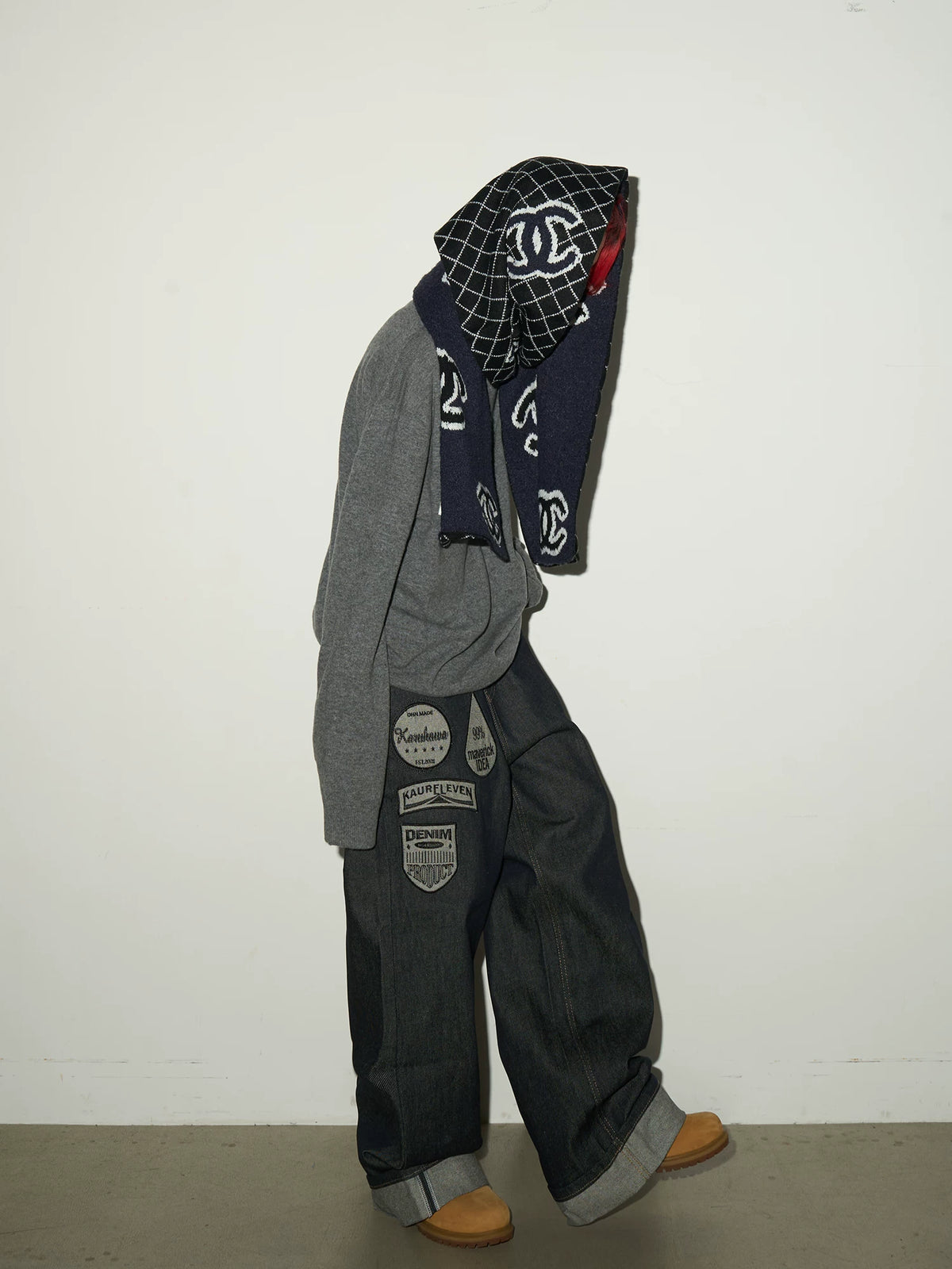 Bottle Neck Oversize Knit Sweater