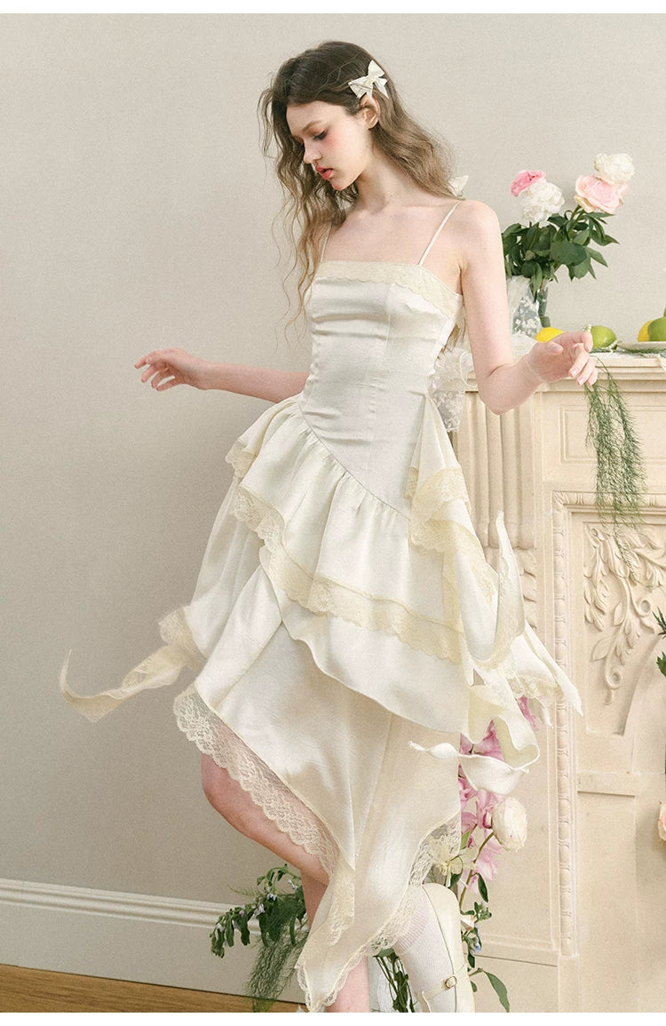 Irregular Hem Length Camisole Dress