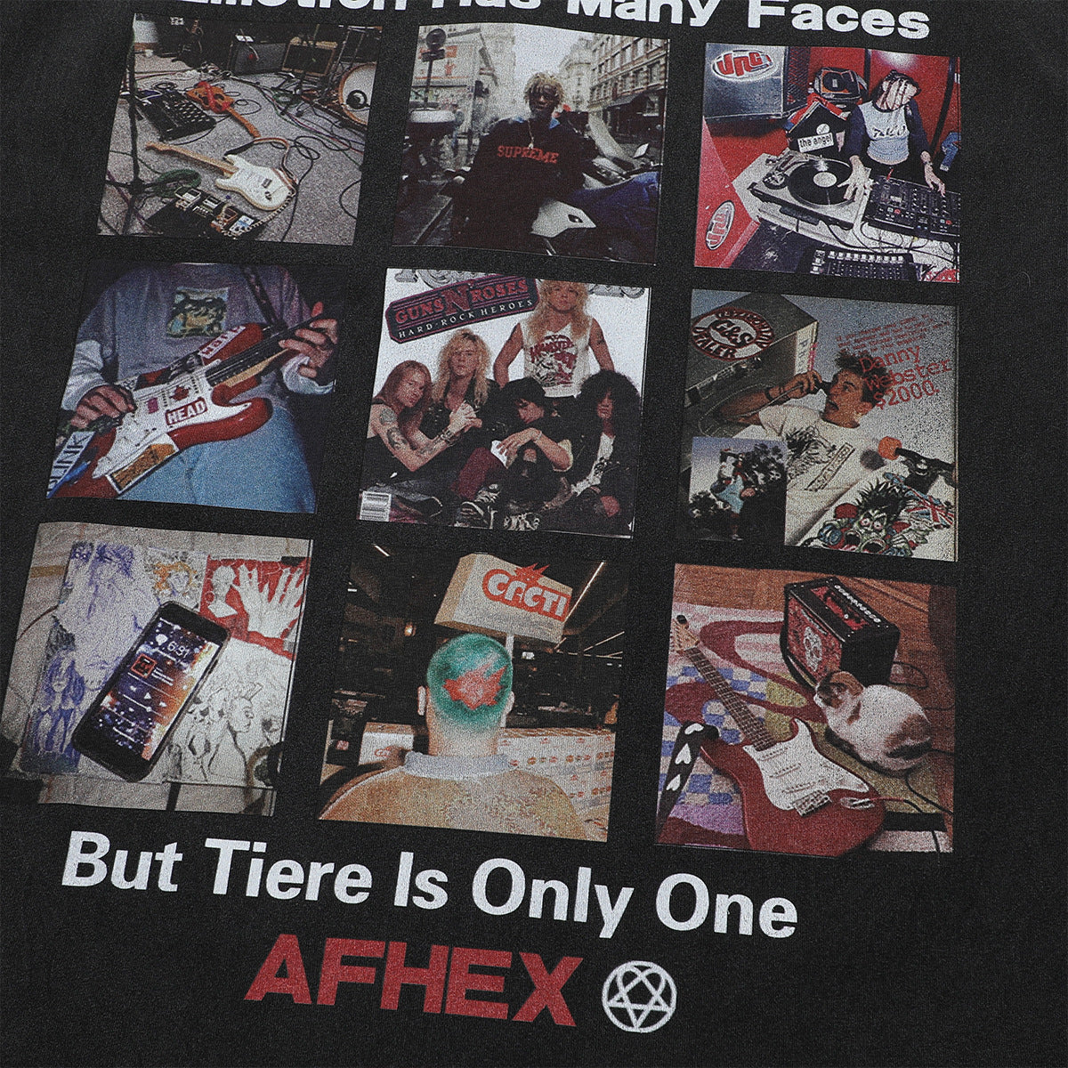 Graphic Print Washed Oversize Short Sleeve T-Shirt