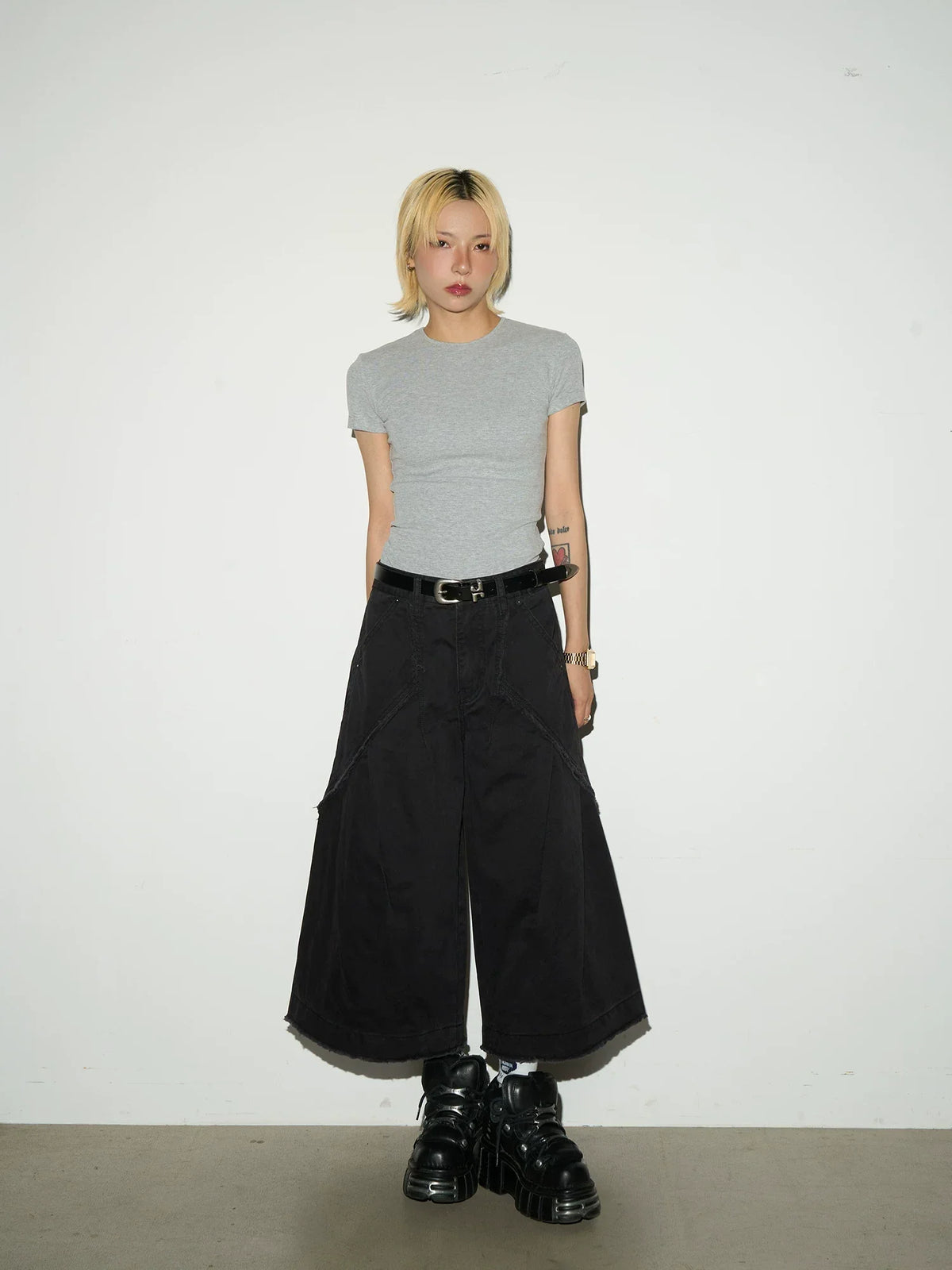 Genuine Leather Damage Irregular Belt