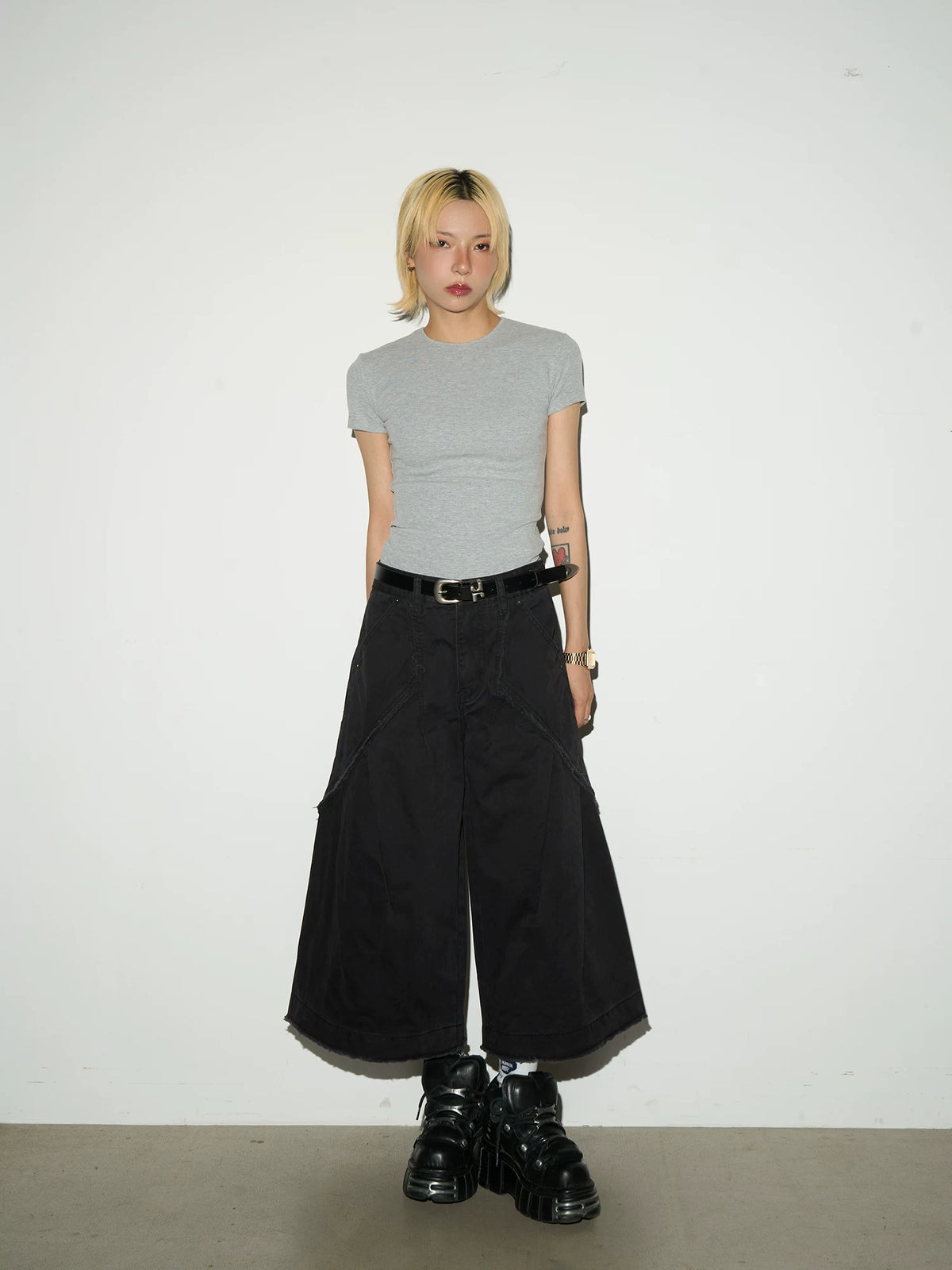 Genuine Leather Damage Irregular Belt