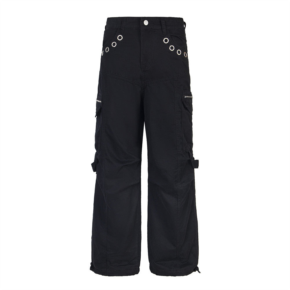 Metal Rings Cargo Pants