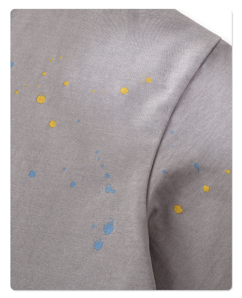 Colorful Ink Splash Short Sleeve T-shirt & Short Pants Setup