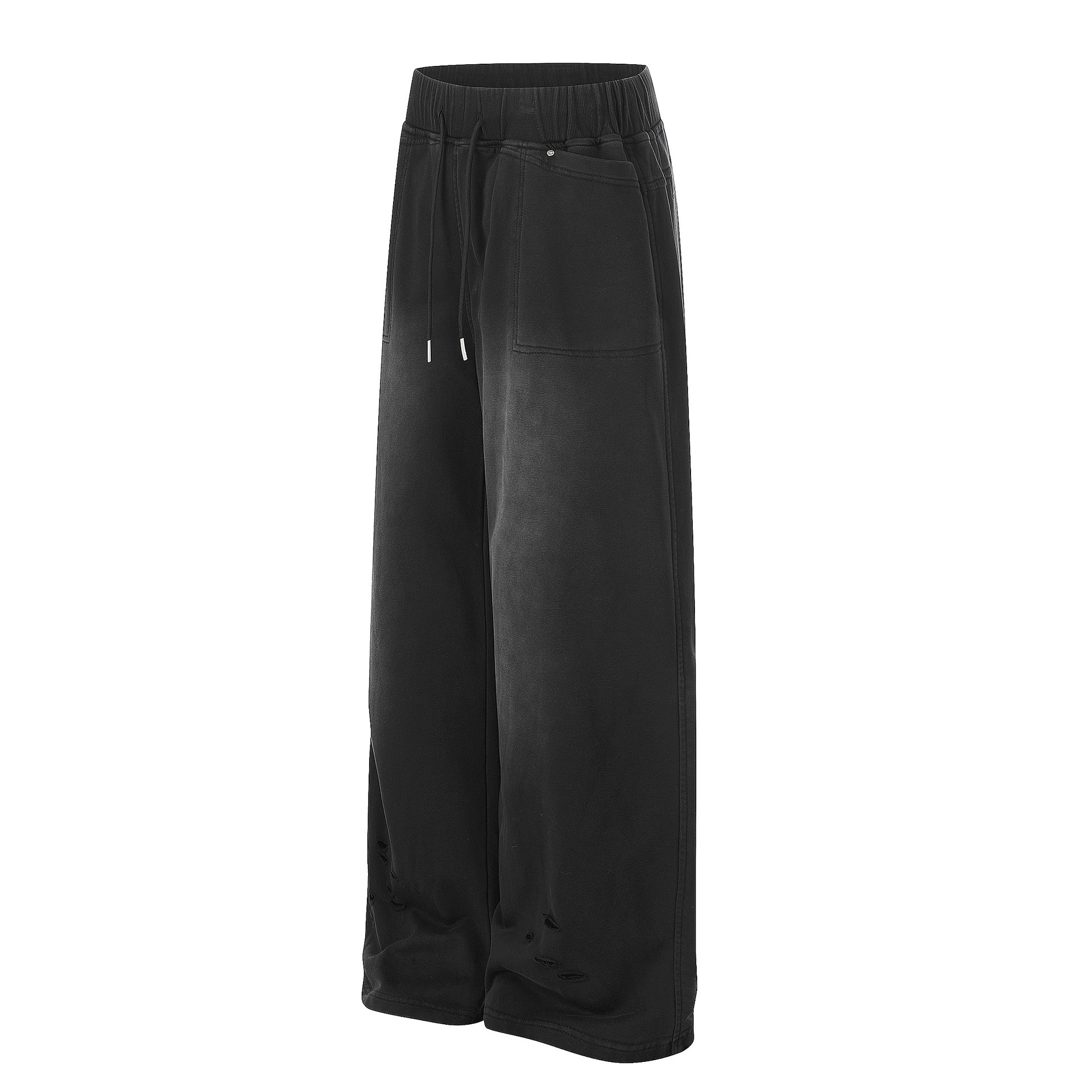 Deconstruction Washed Dirty Curved Sweatpants