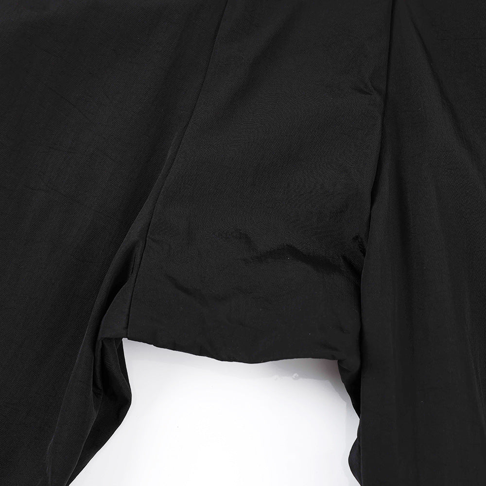 Belted Loose Flare Sweatpants