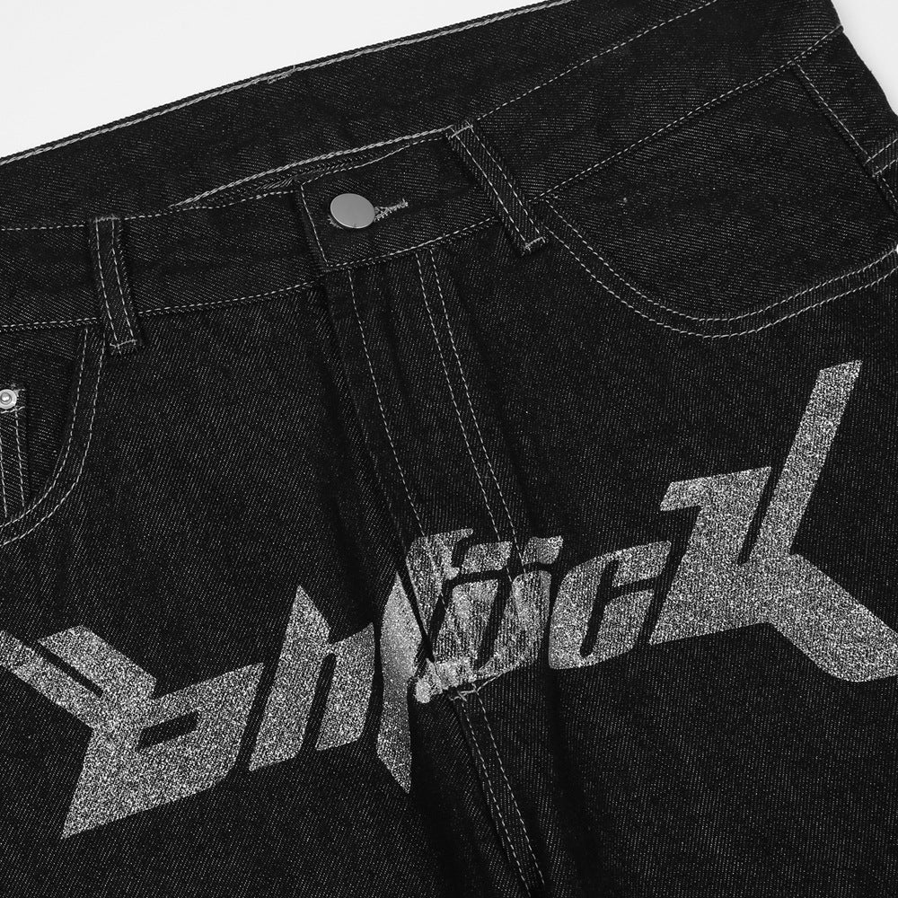Dollars Printed Denim Jeans
