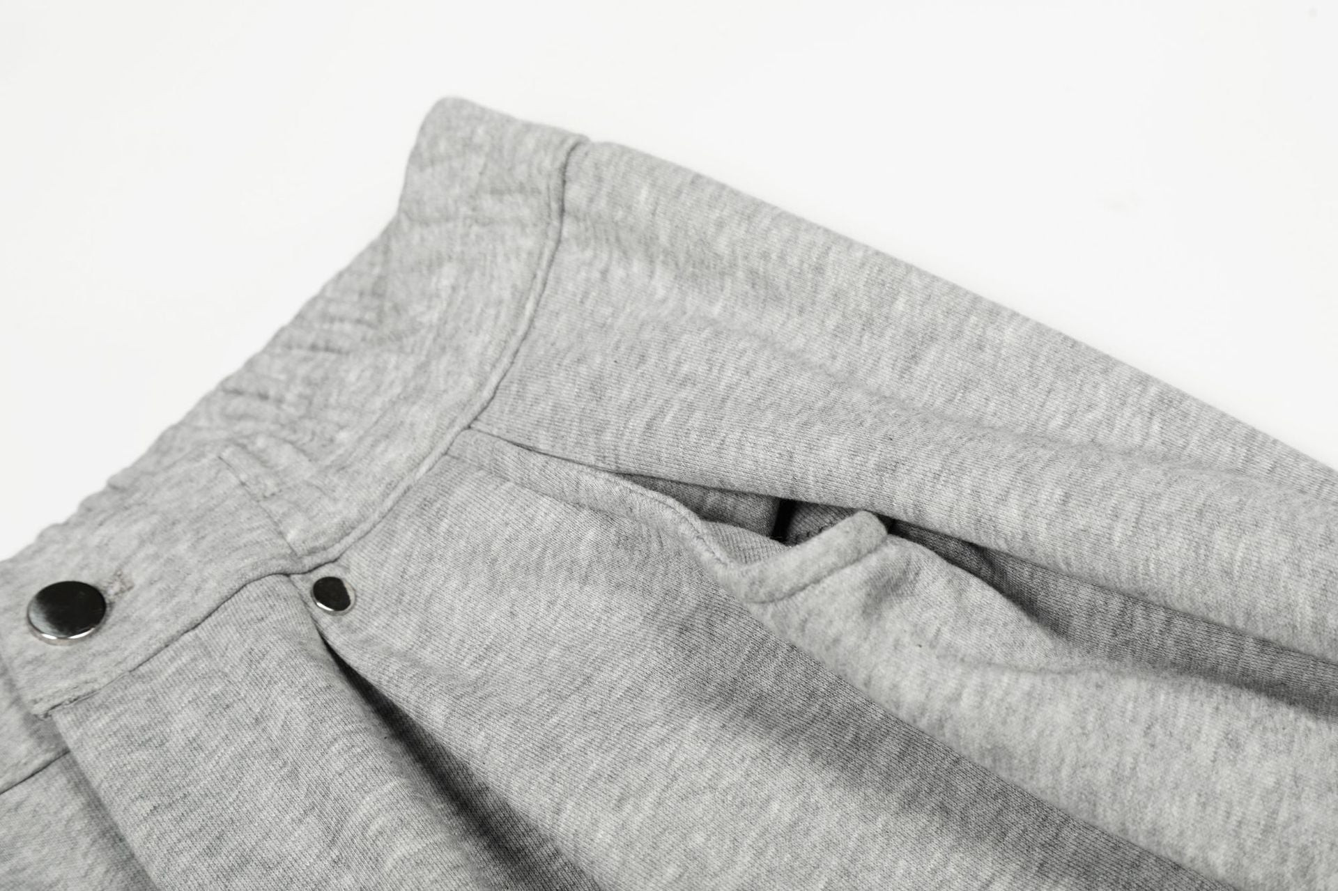 Pleats Wide Leg Sweatpants