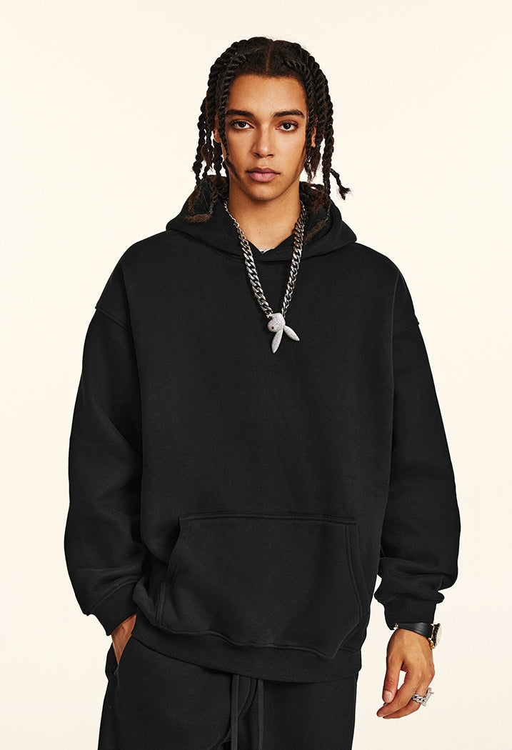 black hoodie