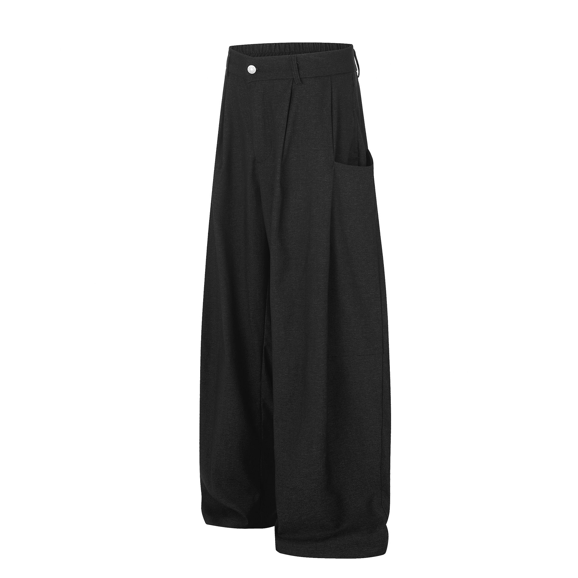 Deconstruction Draped Wide Leg Trousers
