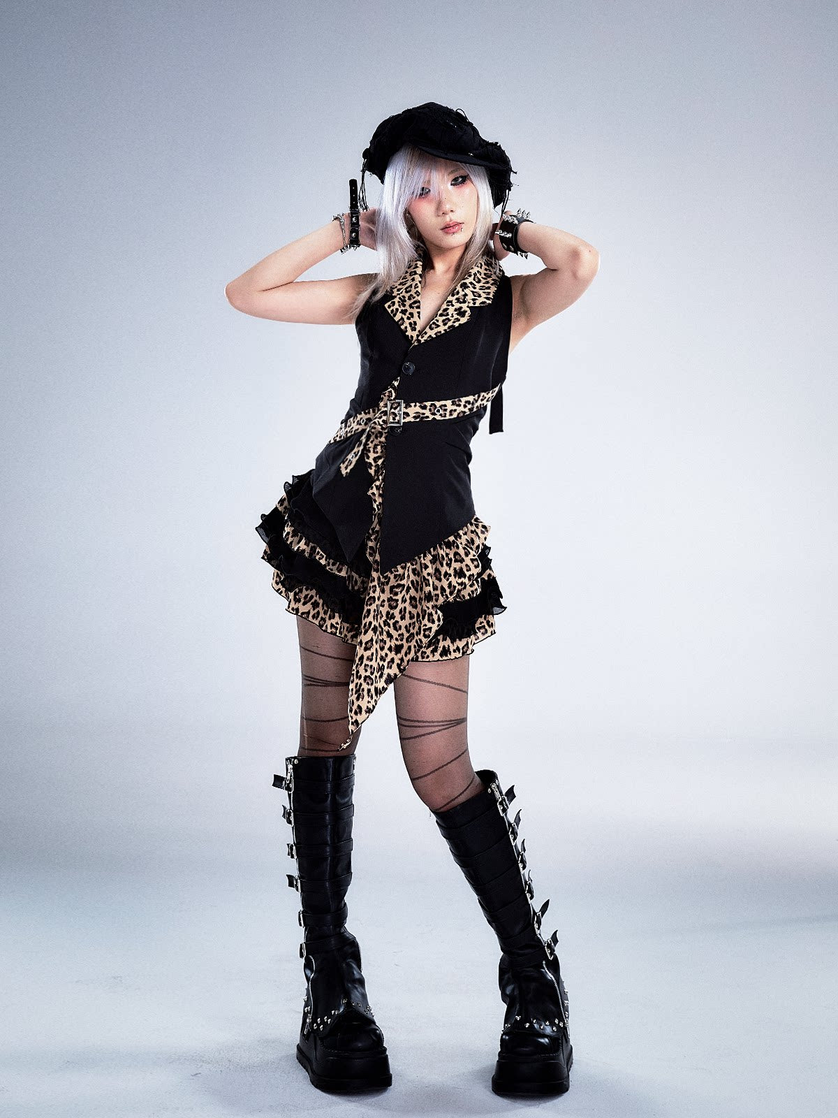 Leopard Print Halter Vest