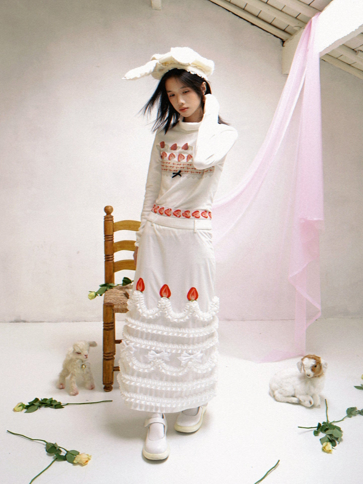 Layered Ruffle Cake Skirt