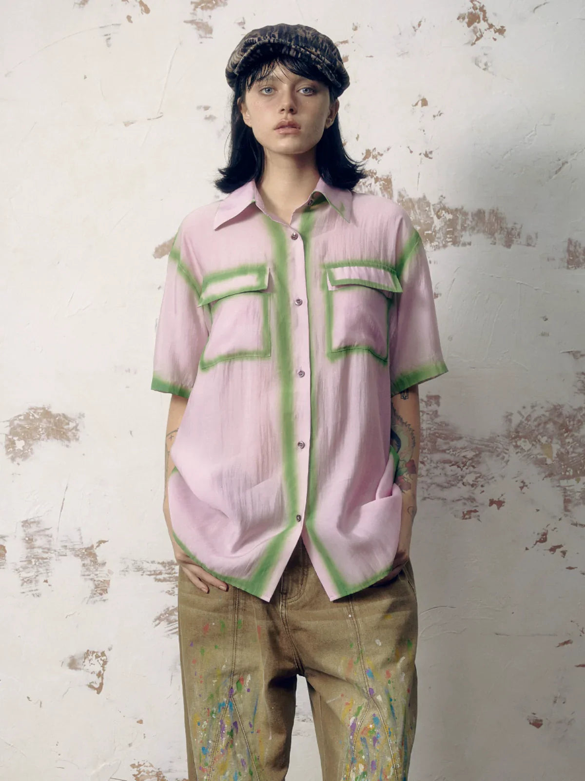Lightweight Breathable Oversize Short Sleeve Shirt