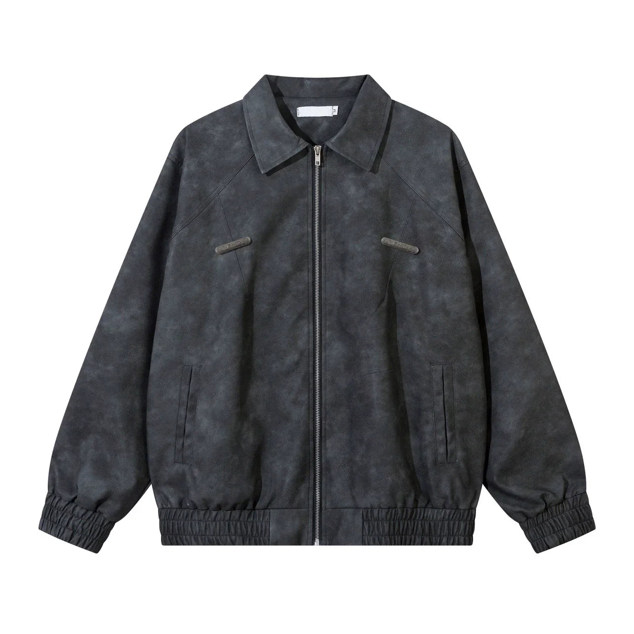Zipper PU Leather Jacket