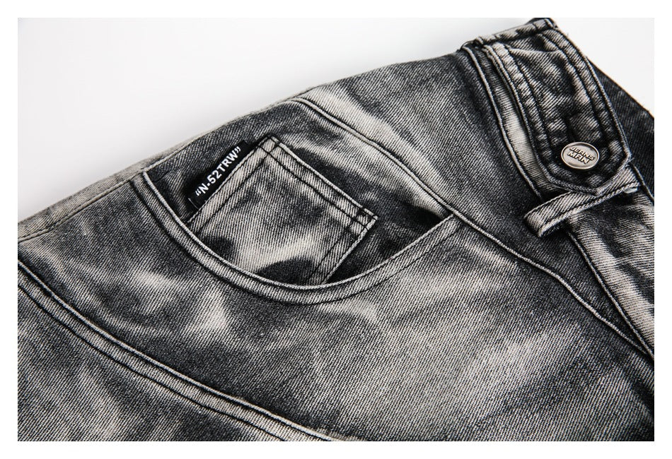 Jean large délavé vintage