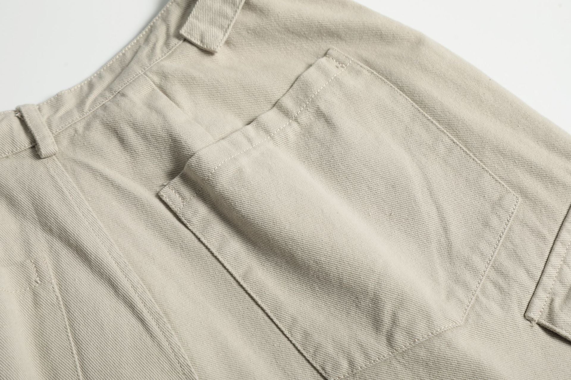 Multi-Pocket Straight Short Cargo Pants