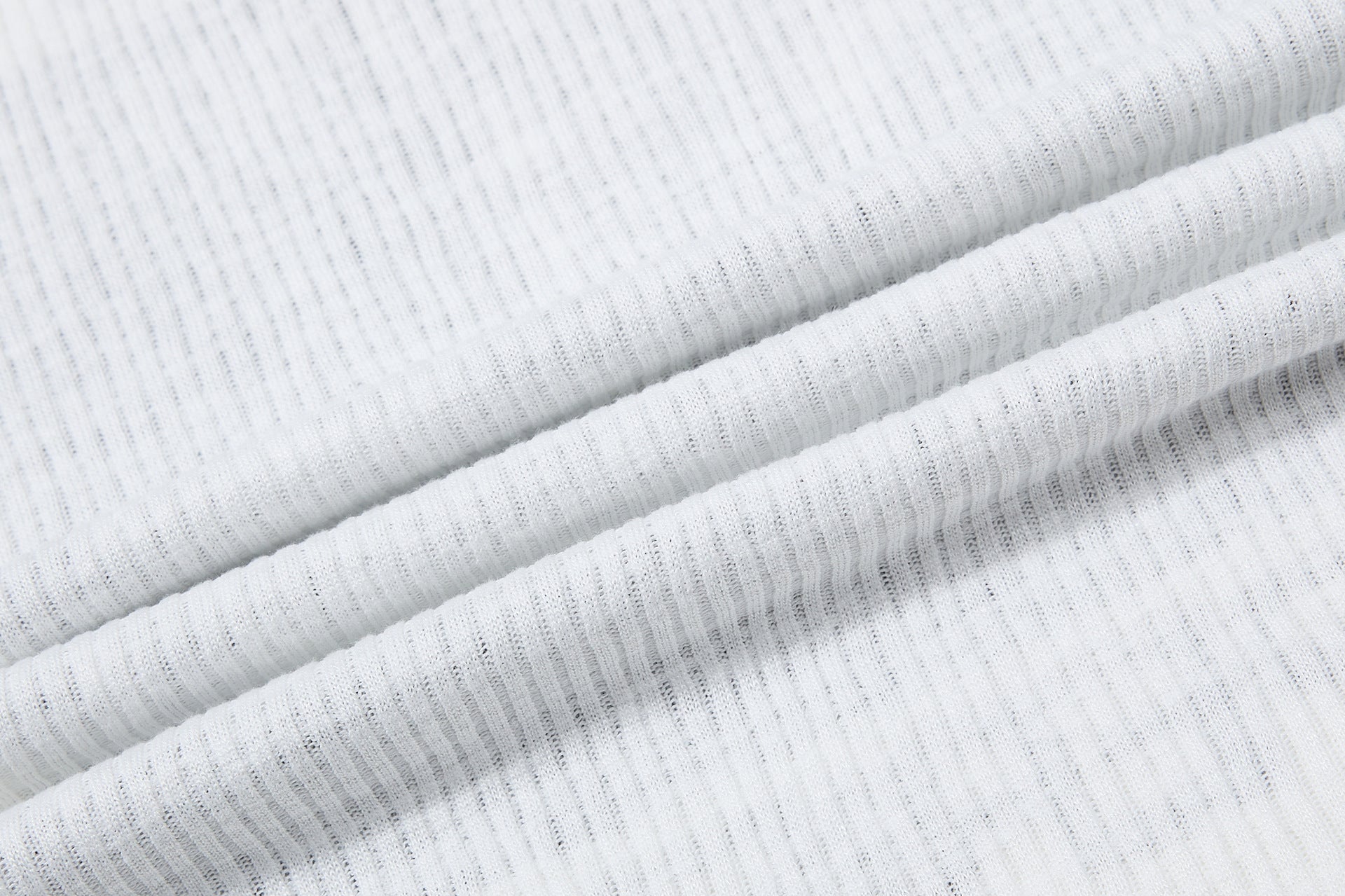 Ribbed Graphic Art Print Short Sleeve T-Shirt