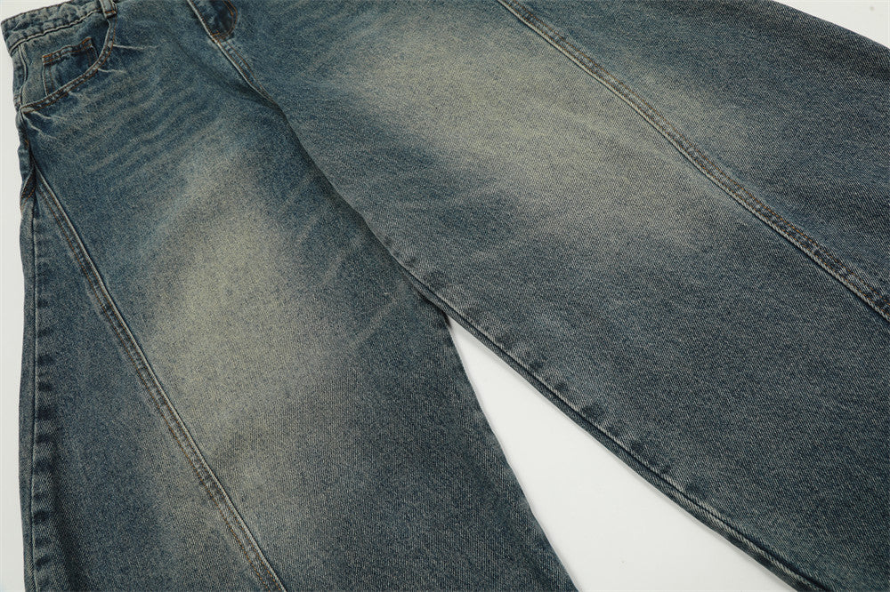 Retro Blue Supper Baggy Jeans