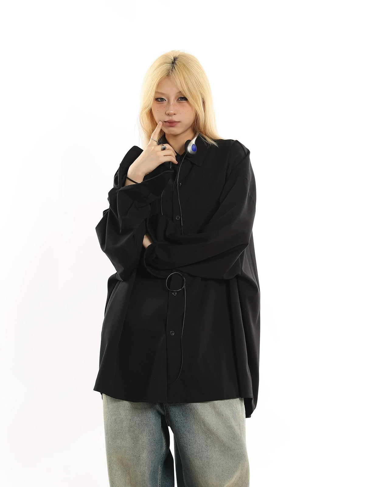 Oversize Shirt Na1688-K