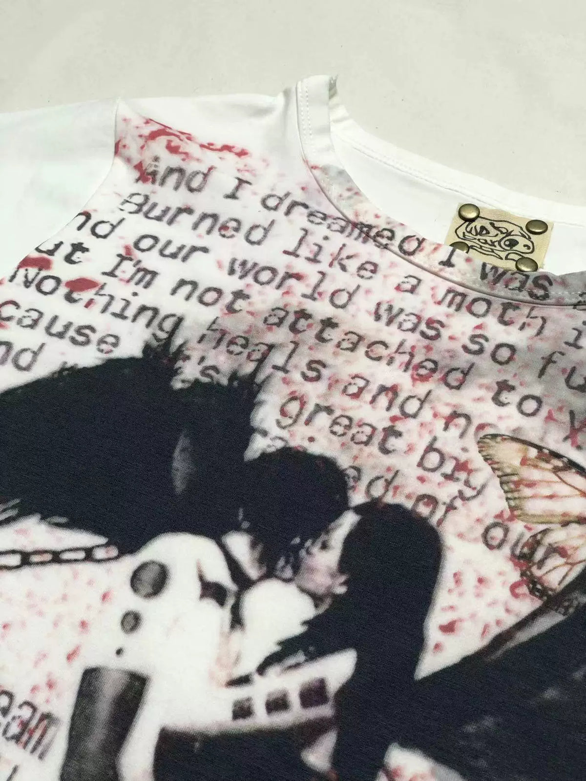 Letter Print Short Sleeve T-Shirt