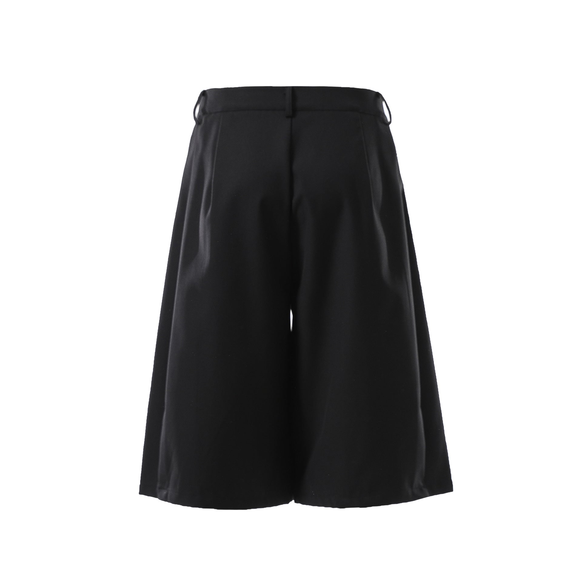Pleats Cropped Pants