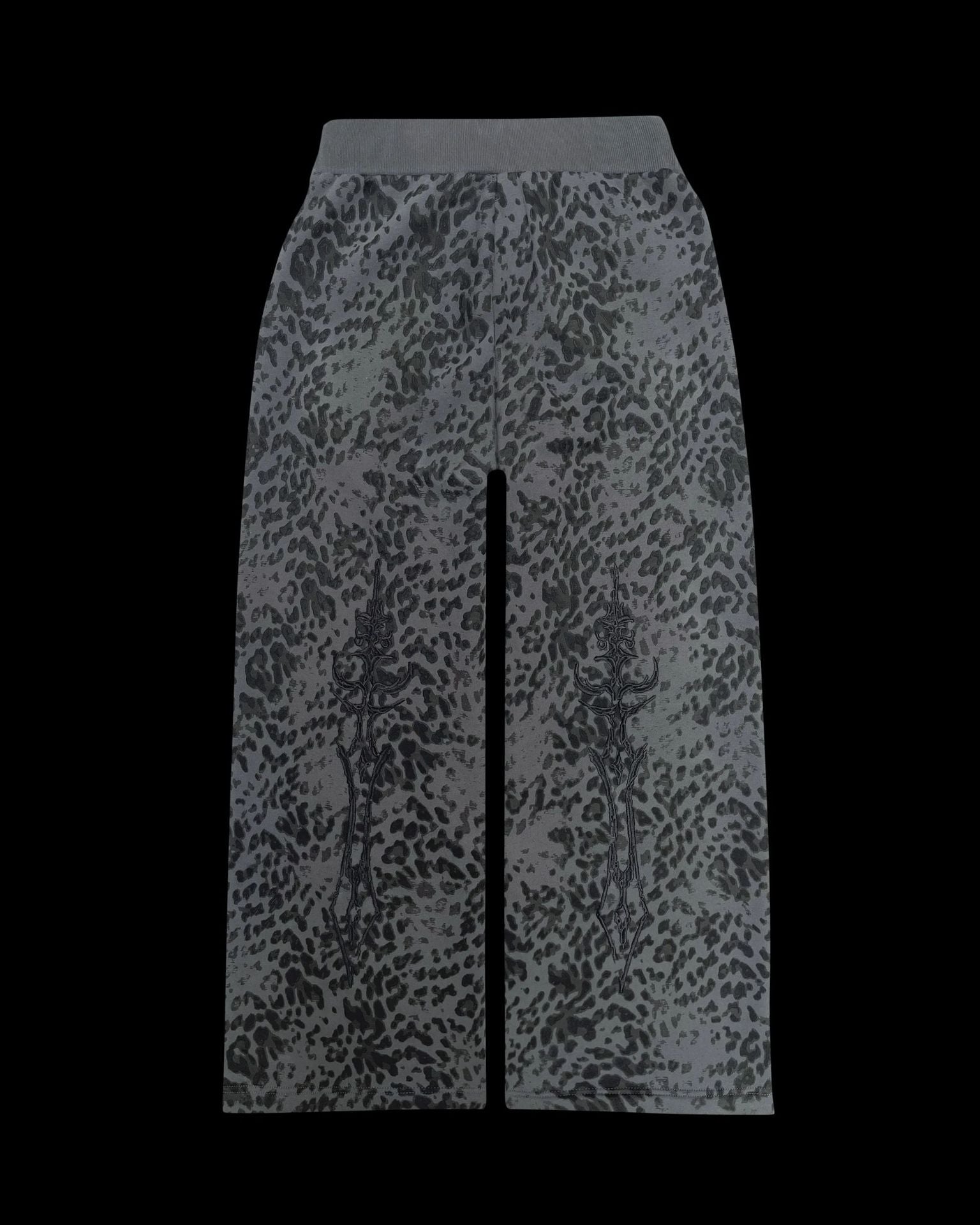 Conjunto de top corto y pantalón con efecto tie-dye Y2K