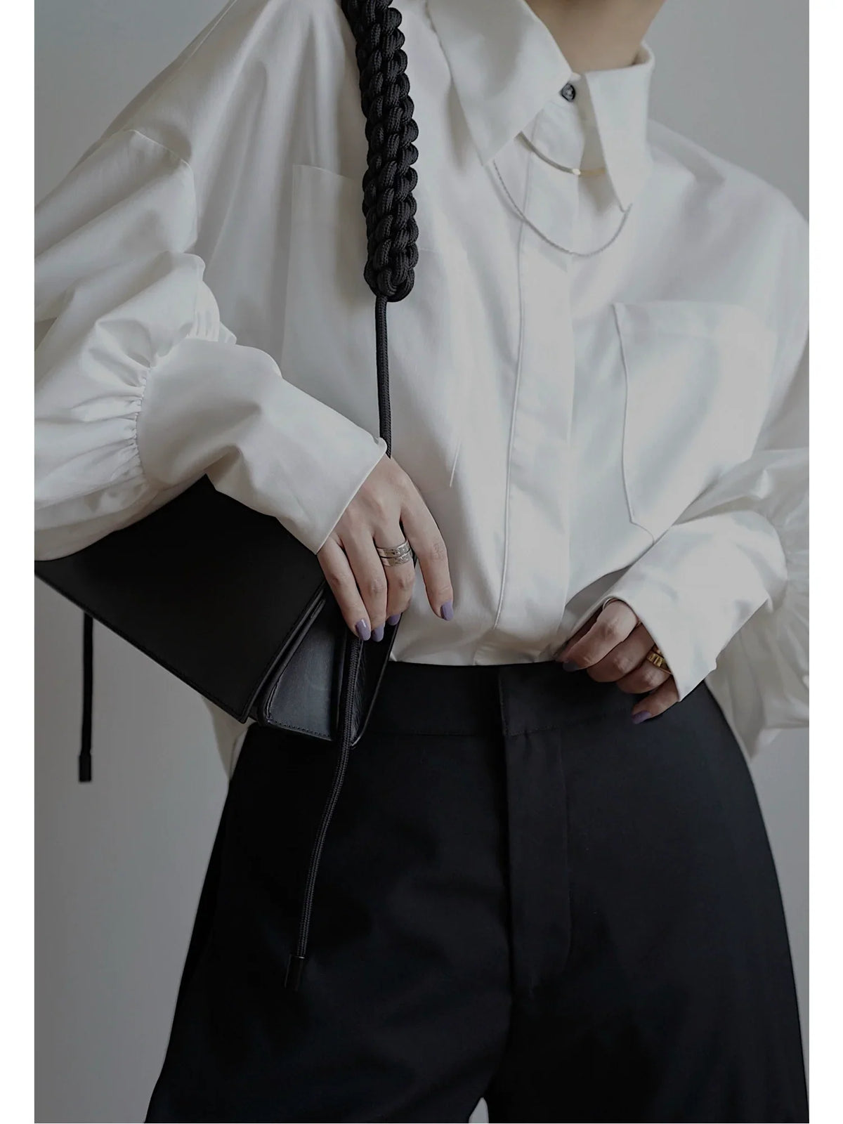 Oversize Puff Sleeve Shirt