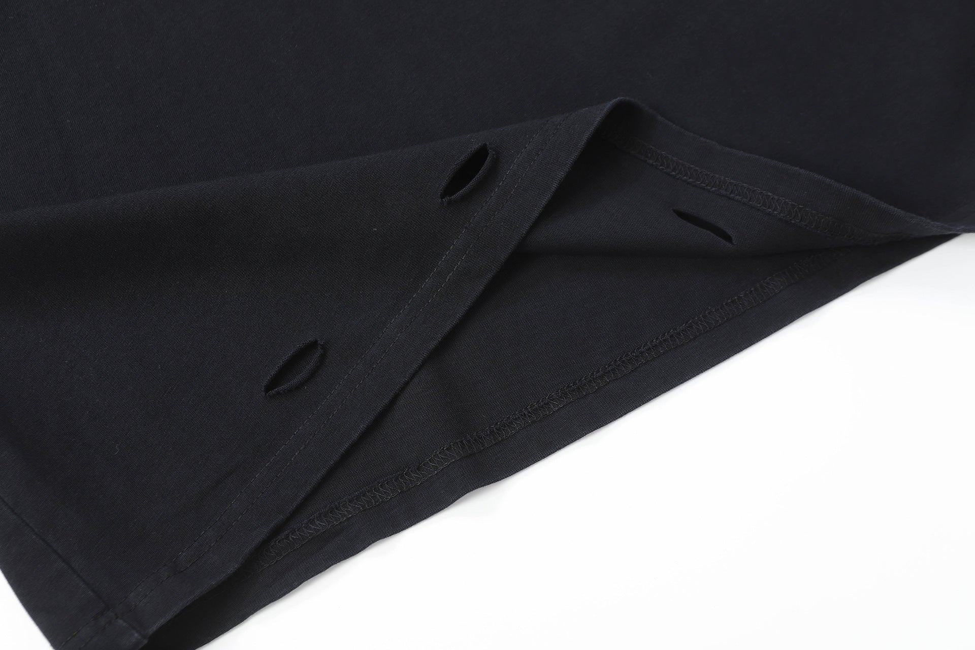 Damage Letter Print Short Sleeve T-Shirt