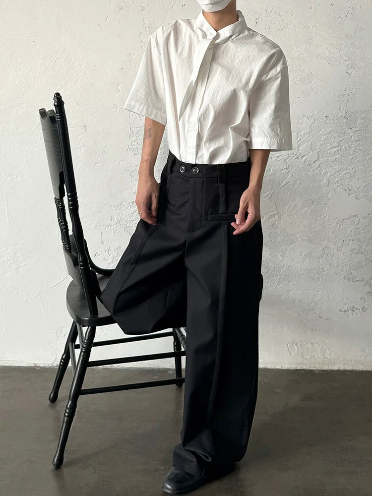 Ruffle Short Sleeve Shirt