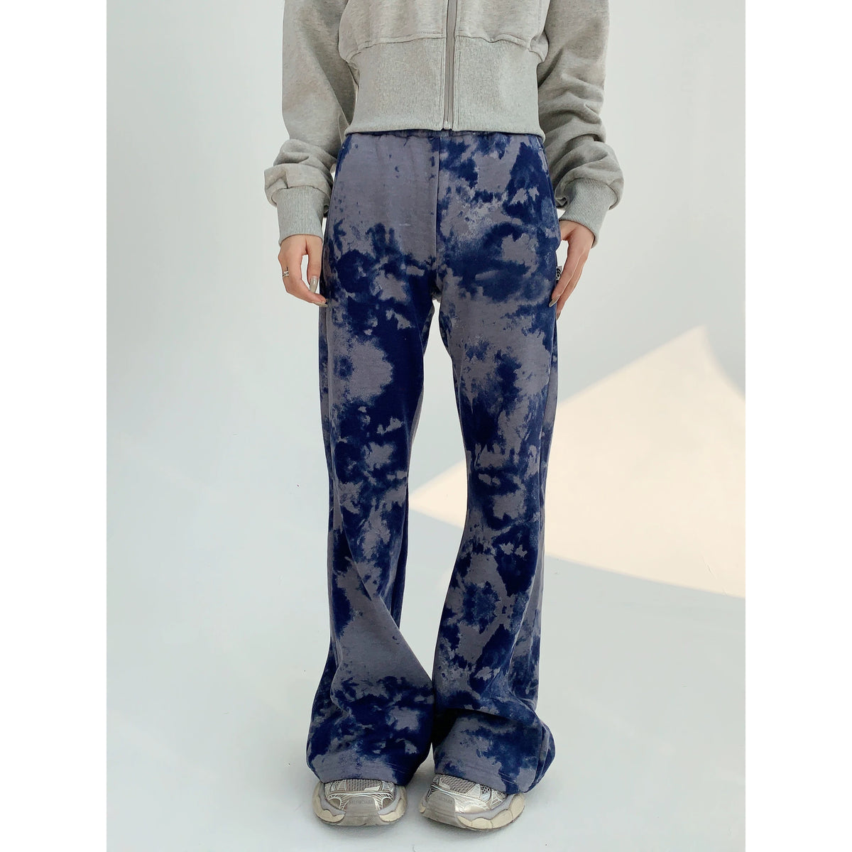 Tie Dye Slim Fit Flare Sweatpants