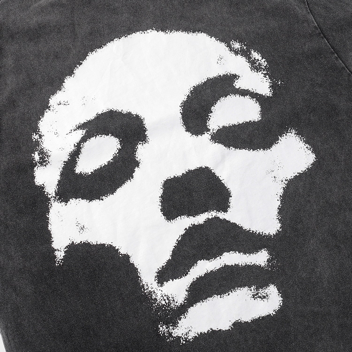 Washed Mask Art Print Short Sleeve T-Shirt