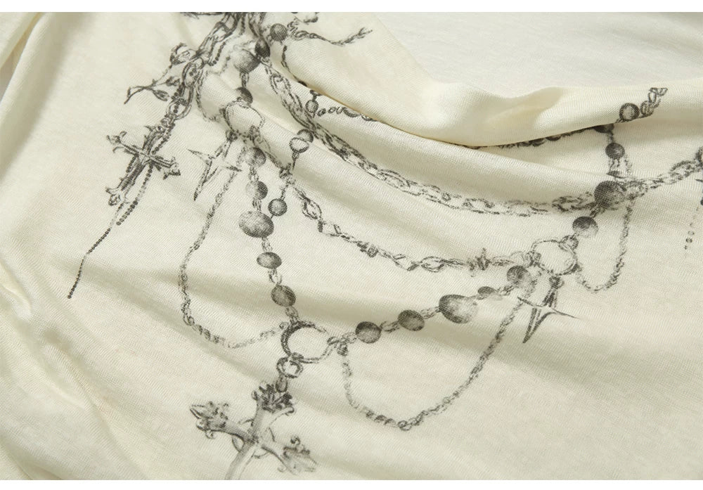 Lace Hooded Asymmetric Ruffle Dress