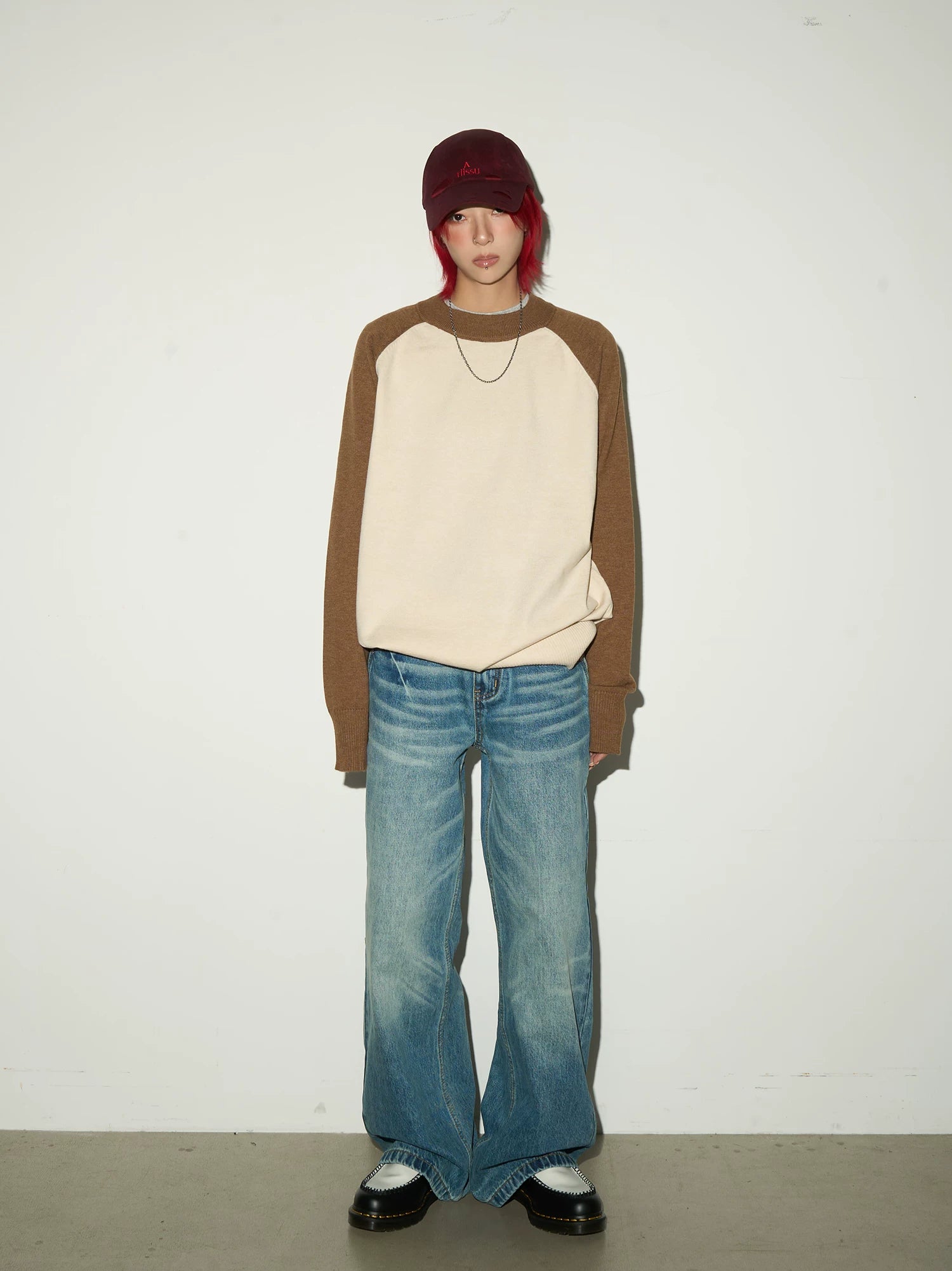 Washed Fade Flare Denim Jeans