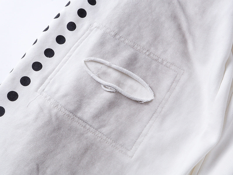 Dirty Washed Logo Print Zipper Hoodie & Dirty Washed Sweatpants Setup