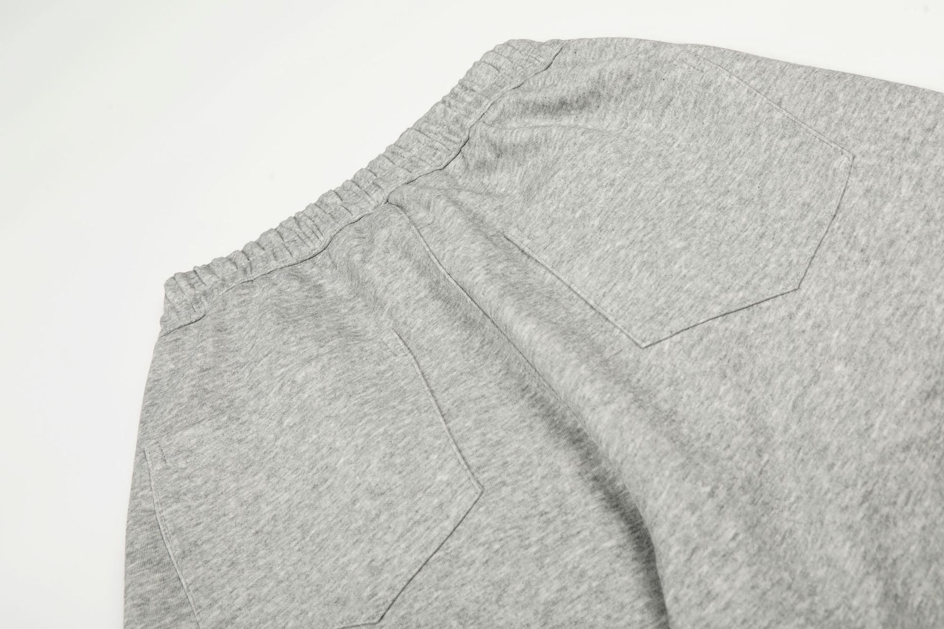 Drape Pleats Wide Leg Sweatpants
