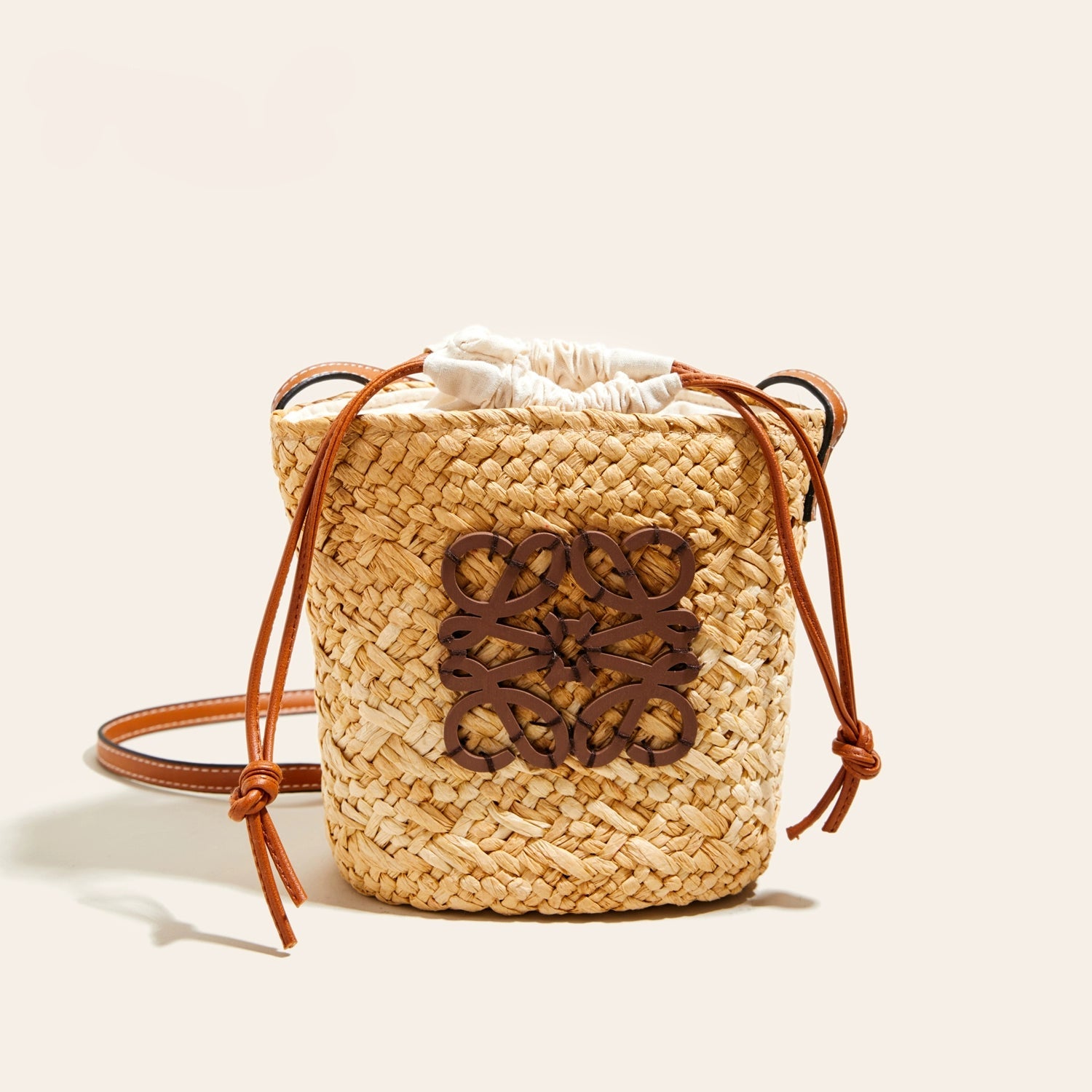 French Rattan Straw Vacation Bag