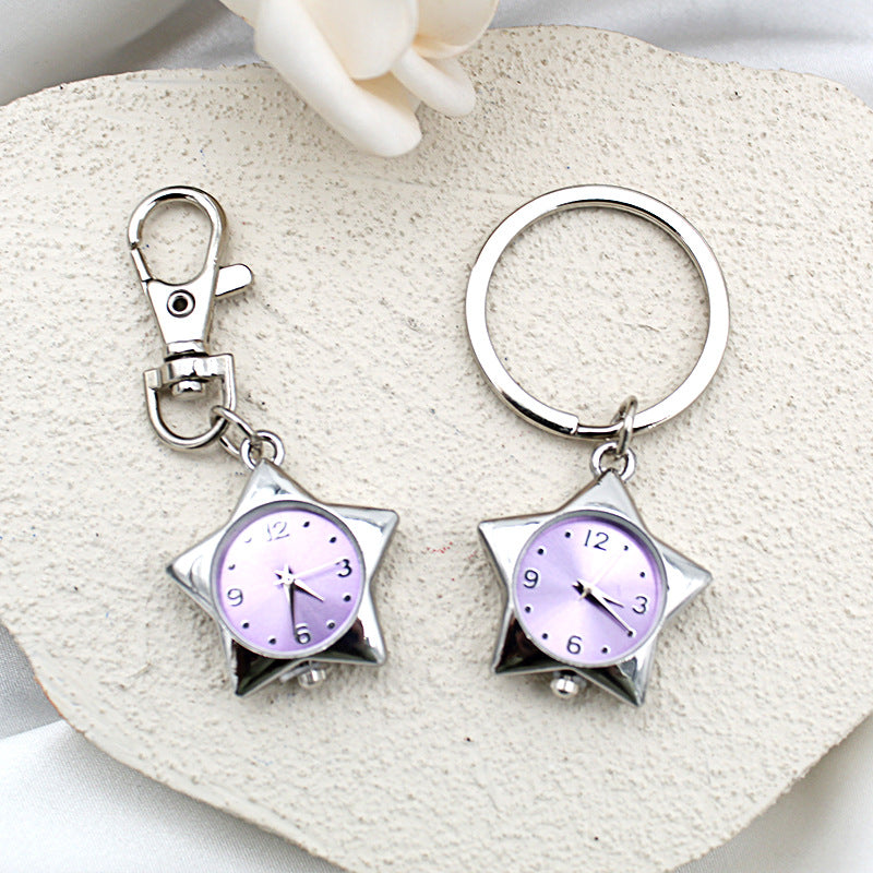 Star Clock keychain